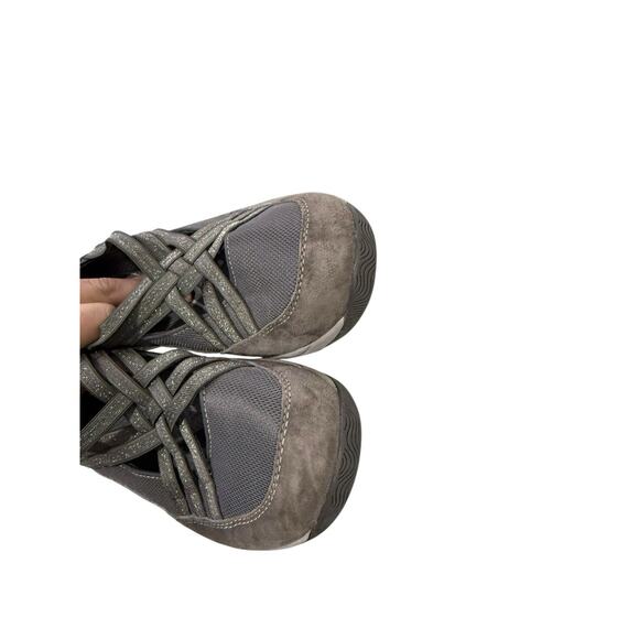 Dansko Hilde Slip On Shoes Gray Shimmery Suede Leather Women's size 39 US 8.5 - Picture 6 of 11